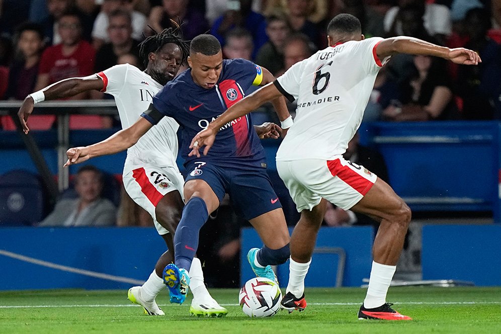 Hasil PSG vs Nice: Skor 2-3