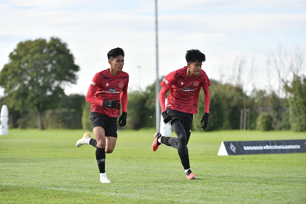 Video Timnas Indonesia U-17 Berlatih Finishing di Jerman