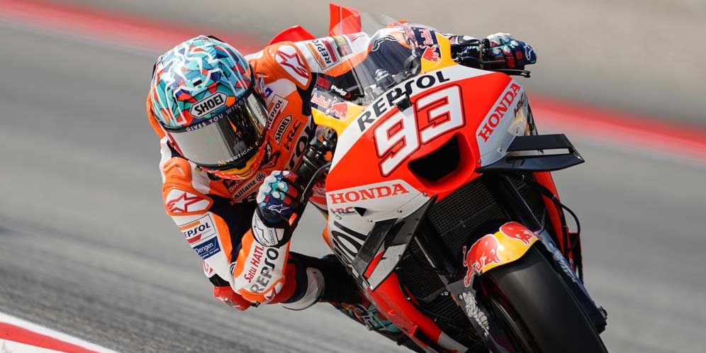 Pernah Bikin Kesalahan yang Sama, Marc Marquez: Enea Bastianini Bakal Belajar