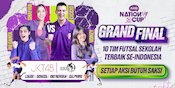 Jangan Lewatkan Grand Final Kompetisi Futsal Antar Sekolah Terbesar AXIS Nation Cup, Tayang di Vidio