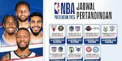Jadwal dan Live Streaming Pramusim NBA 2023 di Vidio Pekan Ini, 16-21 Oktober 2023 Jadwal dan Live Streaming Pramusim NBA 2023 di Vidio Pekan Ini, 16-21 Oktober 2023