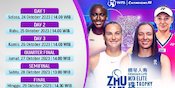 Jadwal Live Streaming WTA Zhuhai Open 2023 di Vidio Pekan Ini, 24-29 Oktober 2023