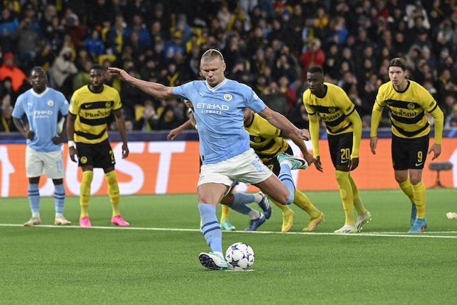 Head to Head Manchester City vs Young Boys