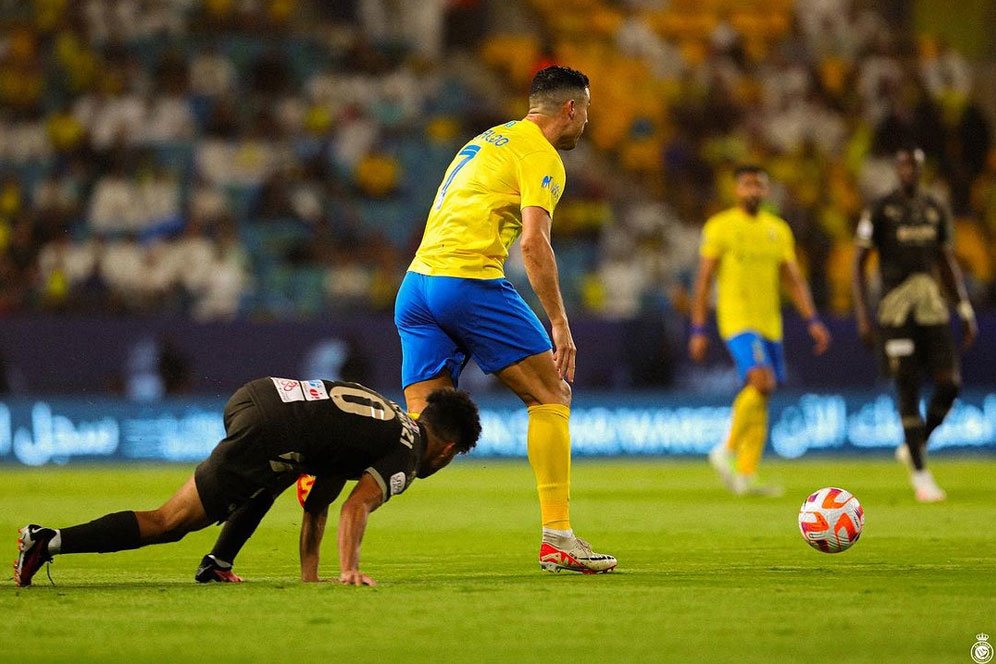 Hasil Al Nassr vs Damac: Tendangan Bebas Cristiano Ronaldo, Comeback, Menang 2-1