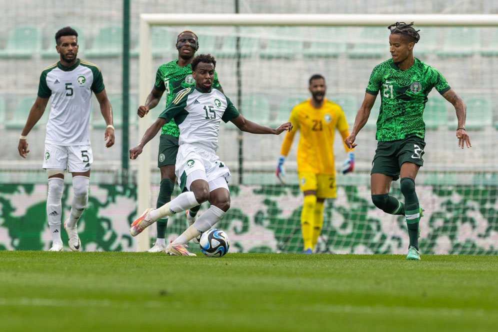 Dramatis, Arab Saudi Tahan Imbang Nigeria 2-2