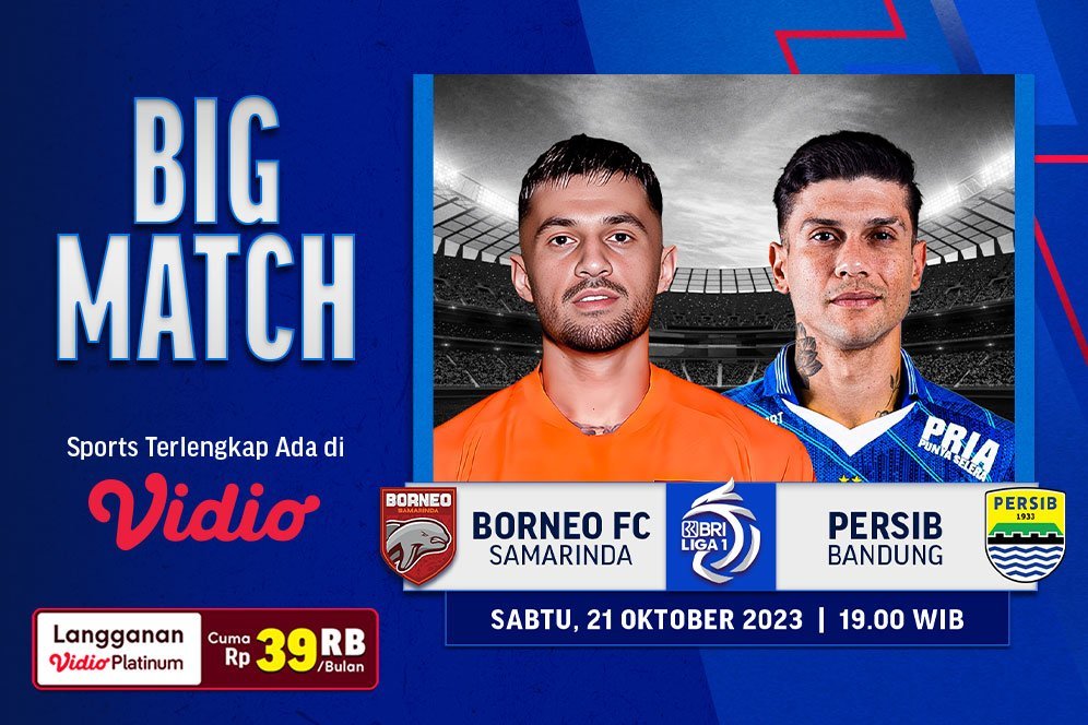 Link Live Streaming Borneo FC Vs Persib Bandung di Vidio, 21 Oktober 2023 Link Live Streaming Borneo FC Vs Persib Bandung di Vidio, 21 Oktober 2023