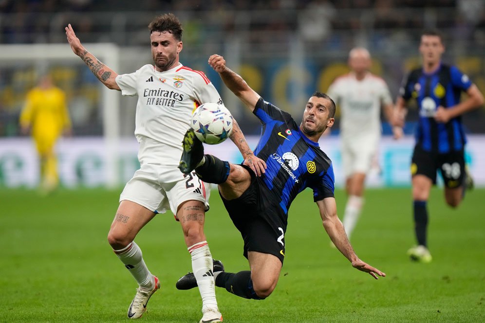 Hasil Inter Milan vs Benfica: Skor 1-0
