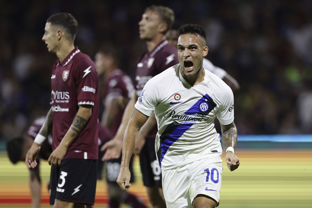 Cetak 4 Gol dari Bangku Cadangan, Lautaro Martinez Catat Rekor di Serie A