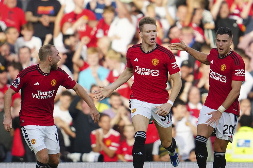 Hasil Manchester United vs Brentford: Skor 2-1