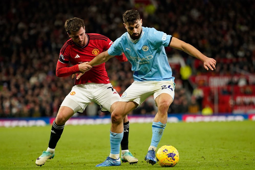 Hasil Manchester United vs Manchester City: Skor 0-3