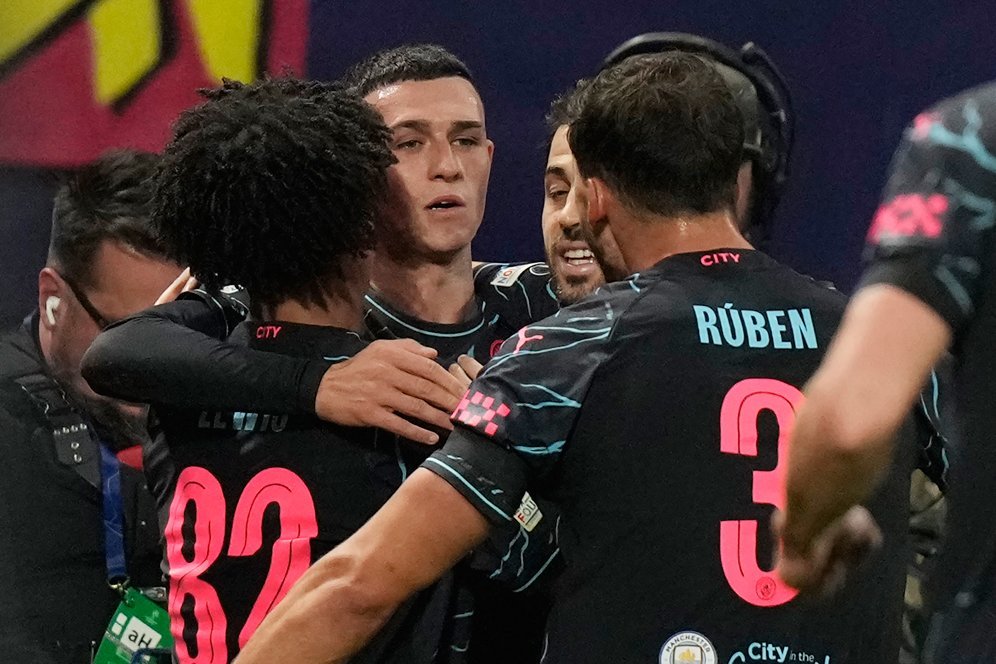 Hasil RB Leipzig vs Manchester City: Skor 1-3