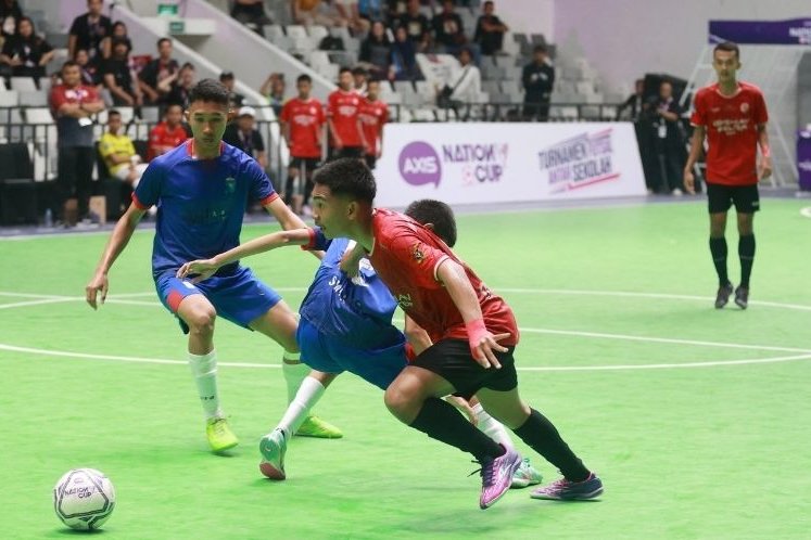 SMK Nusantara Jakarta Runner Up dan SMA Negeri 11 Semarang Juara 3 AXIS Nation Cup 2023