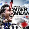 Link Live Streaming Serie A Juventus vs Inter Milan di Vidio