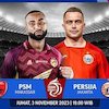 Link Live Streaming PSM Makassar Vs Persija Jakarta di Vidio, 3 November 2023