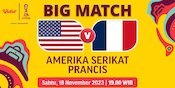 Link Live Streaming Piala Dunia U-17 2023: Amerika Serikat Vs Prancis di Vidio, 18 November 2023