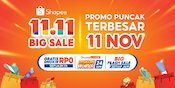 Nikmati Weekend dengan Keseruan Berbelanja di Puncak Promo Terbesar Shopee 11.11 Big Sale, Jangan Sampai Terlewat! Nikmati Weekend dengan Keseruan Berbelanja di Puncak Promo Terbesar Shopee 11.11 Big Sale, Jangan Sampai Terlewat!