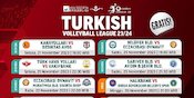 Jadwal Live Streaming Liga Voli Turki 2023/2024 Pekan 5 di Vidio, 21-26 November 2023