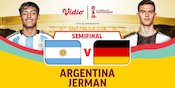 Link Live Streaming Semifinal Piala Dunia U-17: Argentina Vs Jerman di Vidio, 28 November 2023