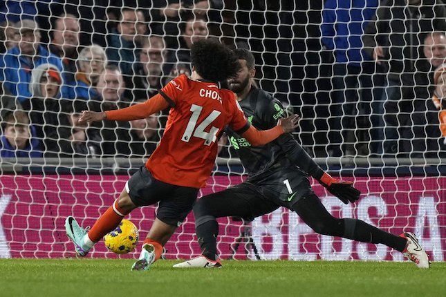 Head to Head Liverpool vs Luton Town