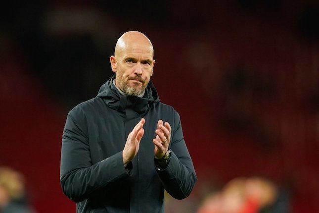 Manajer Manchester United Erik Ten Hag. (c) AP Photo/Dave Thompson