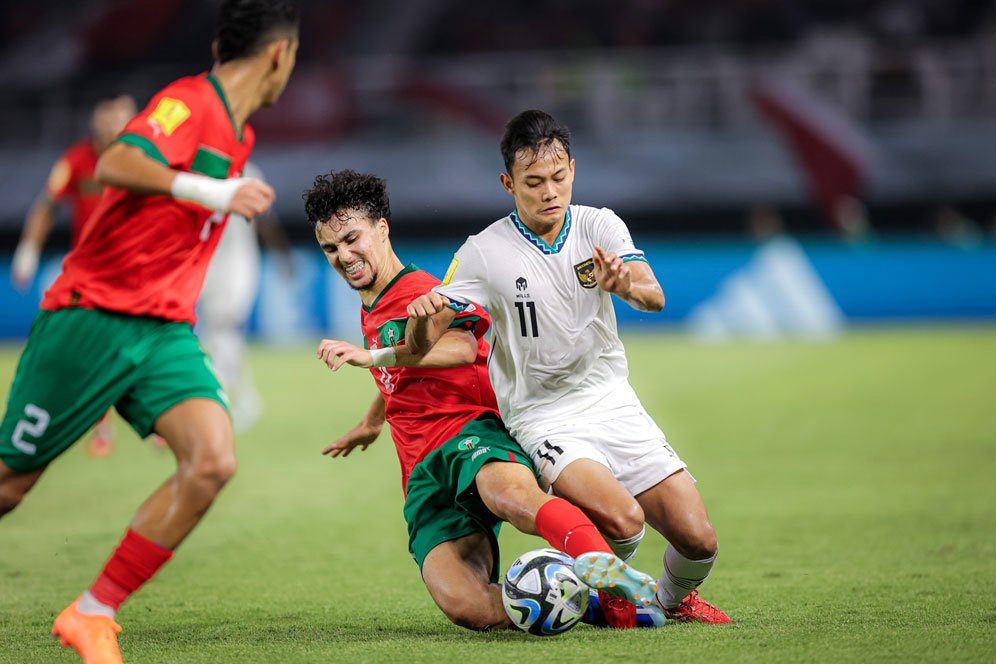 Momen-momen Menarik Maroko vs Indonesia U-17: VAR No Goal!