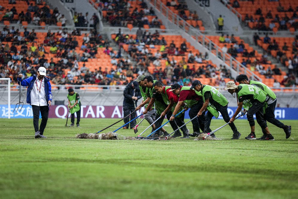 Kickoff Brasil U-17 vs Argentina U-17 Tertunda 30 Menit Gara-gara Hujan Deras