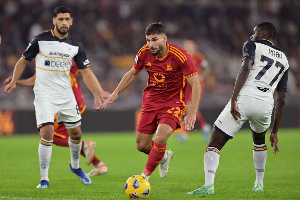 Hasil AS Roma vs Lecce: Skor 2-1