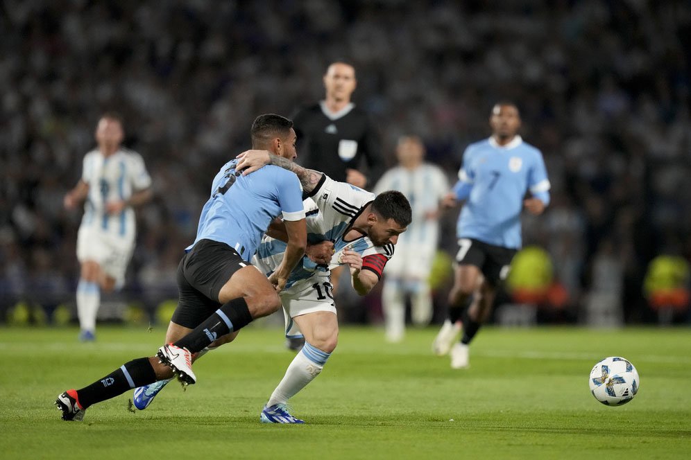 Hasil Argentina vs Uruguay: Skor 0-2