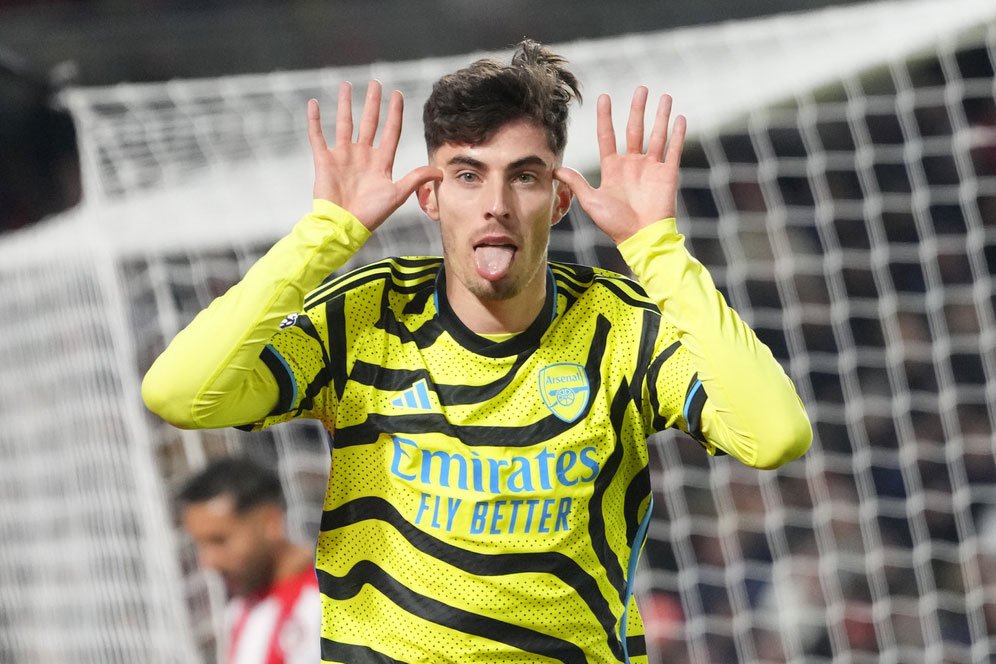 Kai Havertz Masuk Lapangan, Cetak Gol Kemenangan, Bawa Arsenal ke Puncak