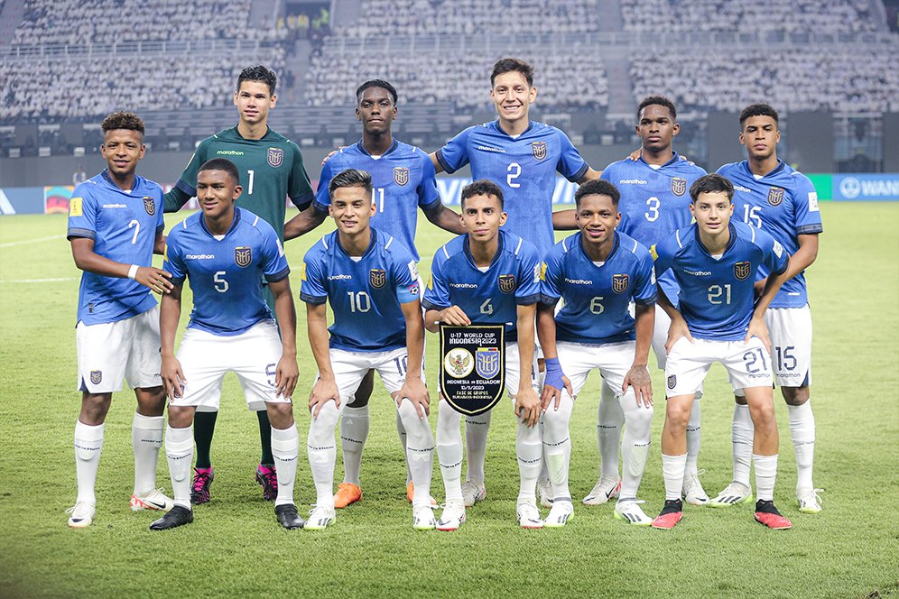 Profil Tim dan Daftar Pemain Timnas Ekuador di Piala Dunia U-17 2023