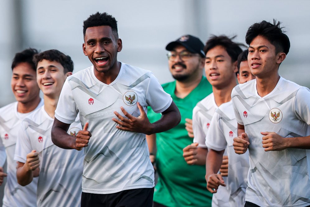 Senyum yang Terkembang di Sesi Latihan Timnas Indonesia U-17 Jelang Duel Lawan Panama