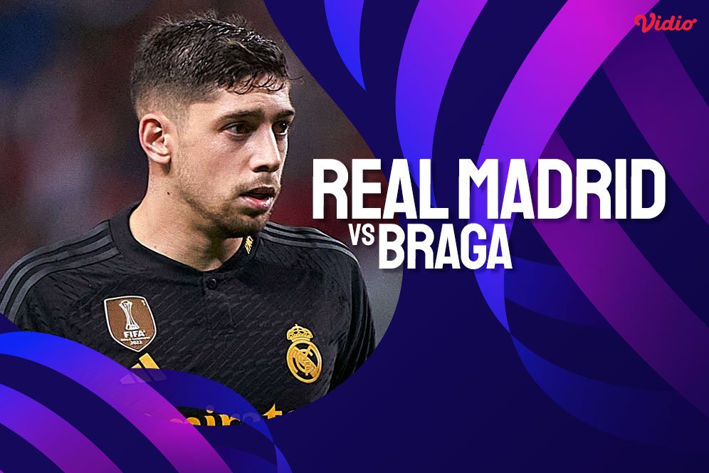Link Live Streaming Liga Champions Real Madrid vs Braga di Vidio Link Live Streaming Liga Champions Real Madrid vs Braga di Vidio