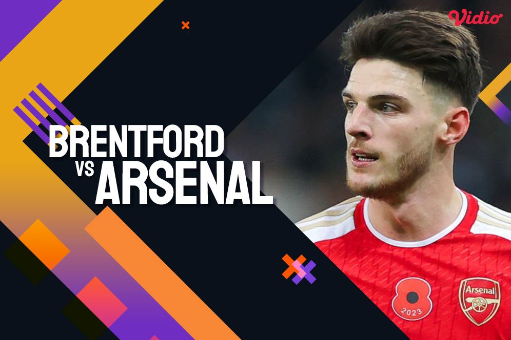 Link Live Streaming Premier League Brentford vs Arsenal di Vidio, Siaran Langsung SCTV