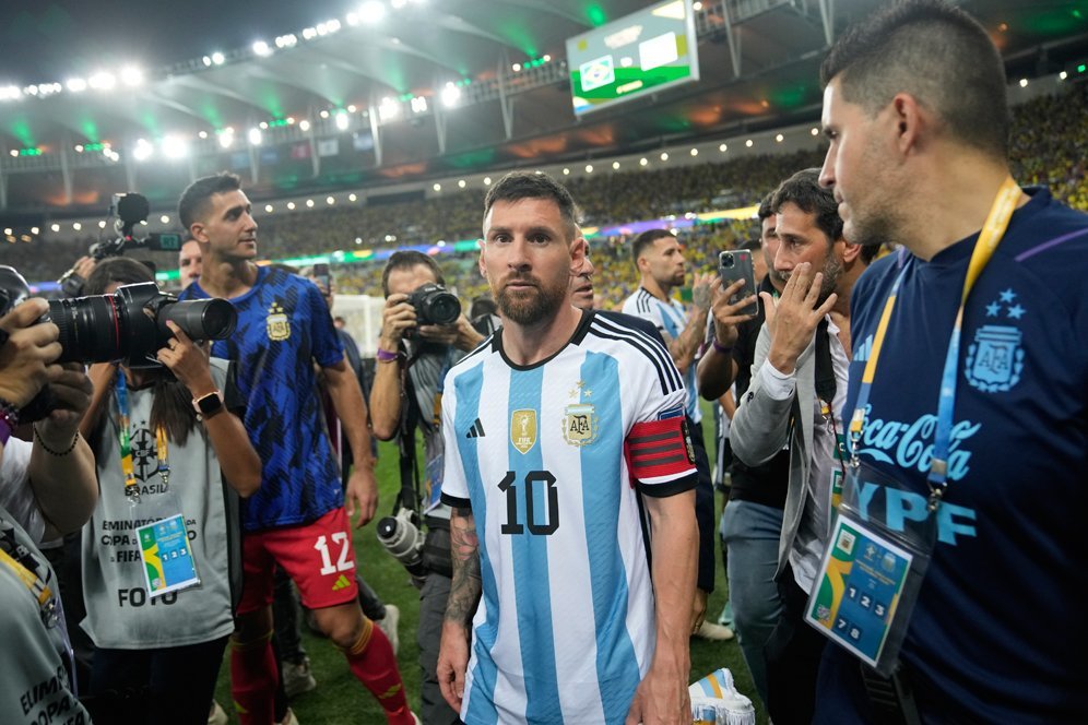 Video: Kericuhan Suporter di Laga Brasil vs Argentina