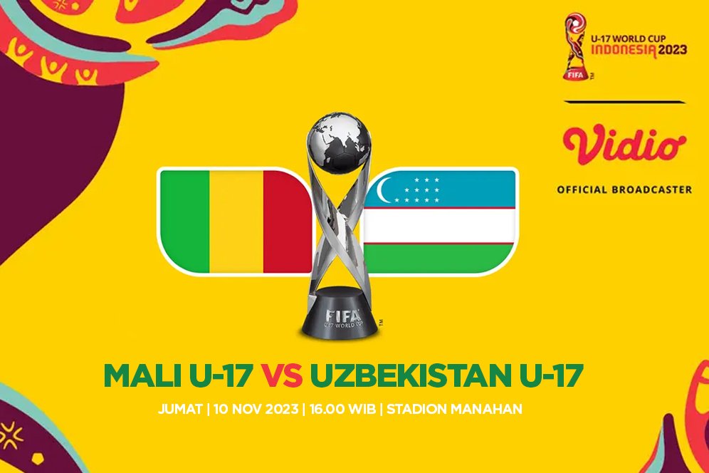 Link Live Streaming Mali vs Uzbekistan di Indosiar dan Vidio Hari Ini, Jumat 10 November 2023