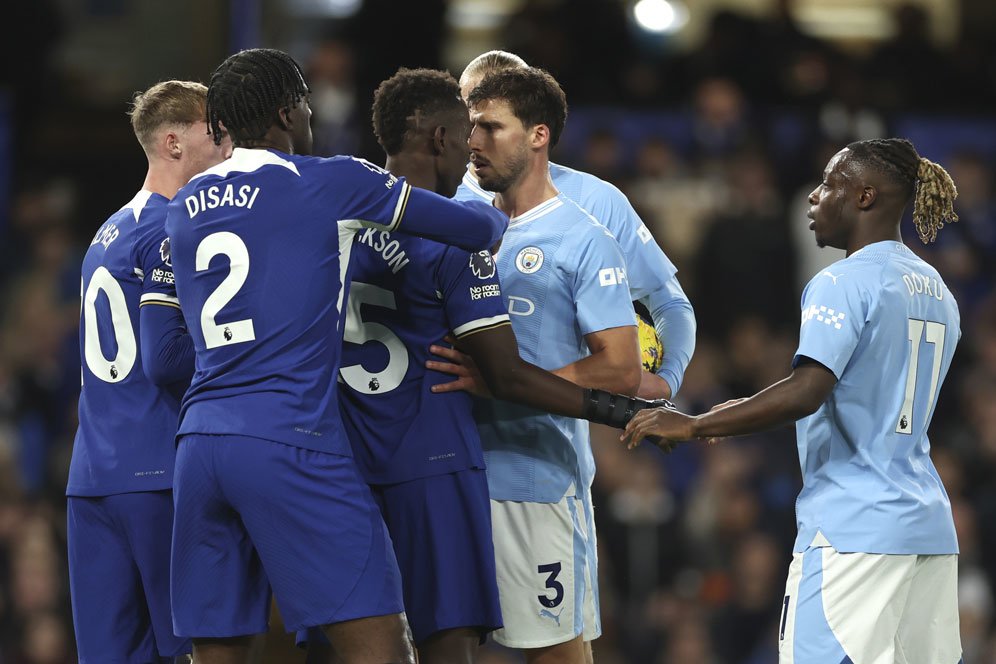 Hasil Chelsea vs Manchester City: Skor 4-4 Hasil Chelsea vs Manchester City: Skor 4-4
