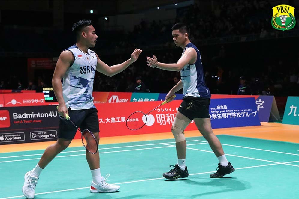 Hasil Japan Masters 2023: Kevin/Rahmat Menang, Pramudya/Yeremia ke Babak 16 Besar