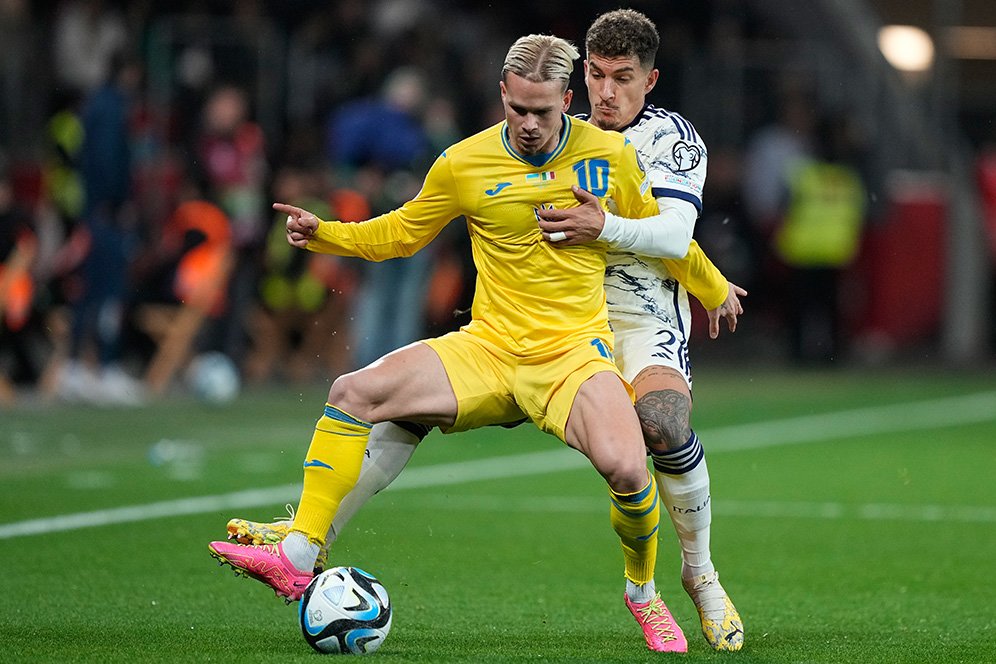 Hasil Ukraina vs Italia: Skor 0-0