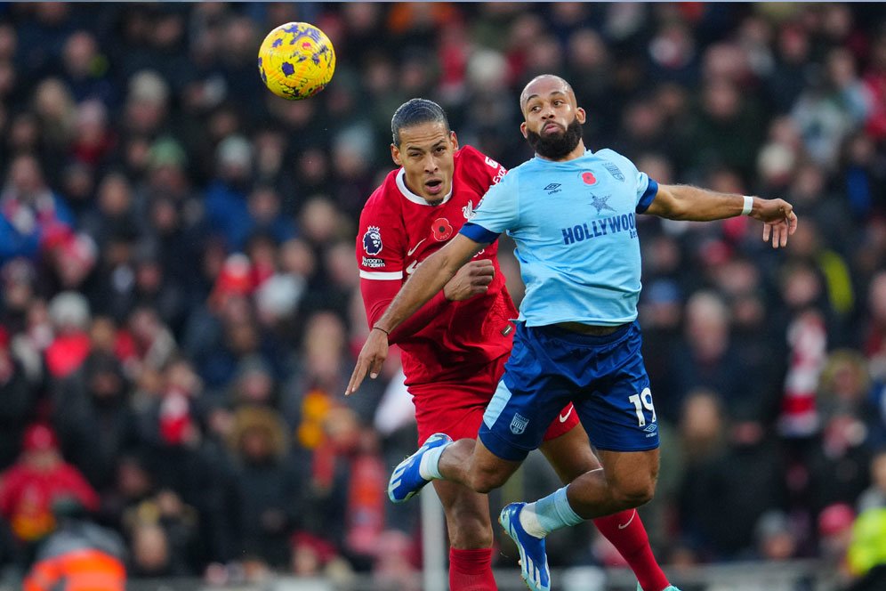 Hasil Liverpool vs Brentford: Skor 3-0