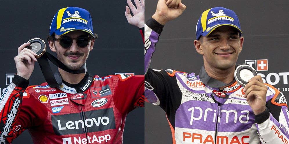 Duel Ducati: Head-to-Head Pecco Bagnaia vs Jorge Martin Jelang ...