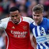 Hasil Arsenal vs Brighton: Skor 2-0