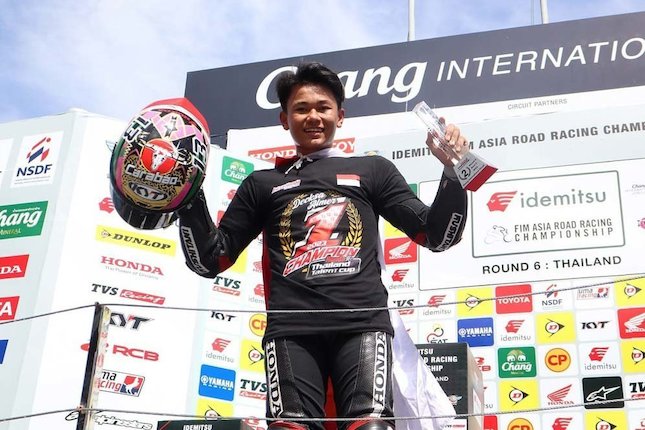 Penampilan Rider Merah Putih Thailand Talent Cup