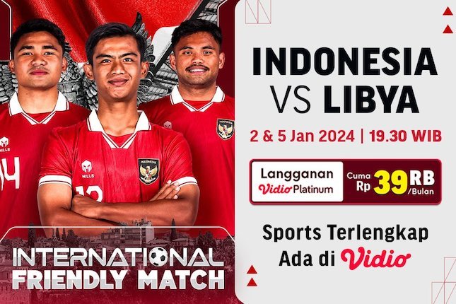 Nonton Timnas Indonesia di Vidio