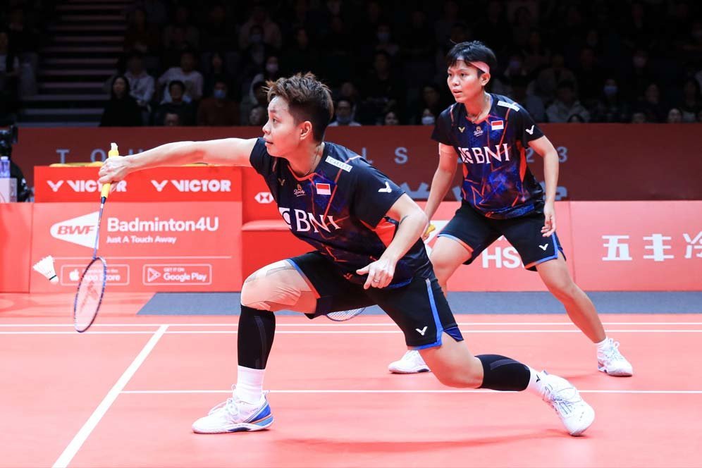 Hasil Fase Grup BWF World Tour Finals 2023: Tersandung Cedera, Apriyani/Fadia Kalah Lagi di Laga Ketiga