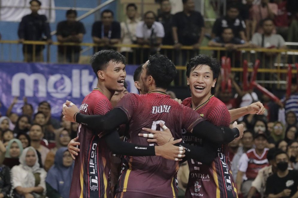 Hasil Final Livoli Divisi Utama 2023 Putra: BIN Pasundan Rengkuh Gelar Juara Usai Tundukkan Lavani!