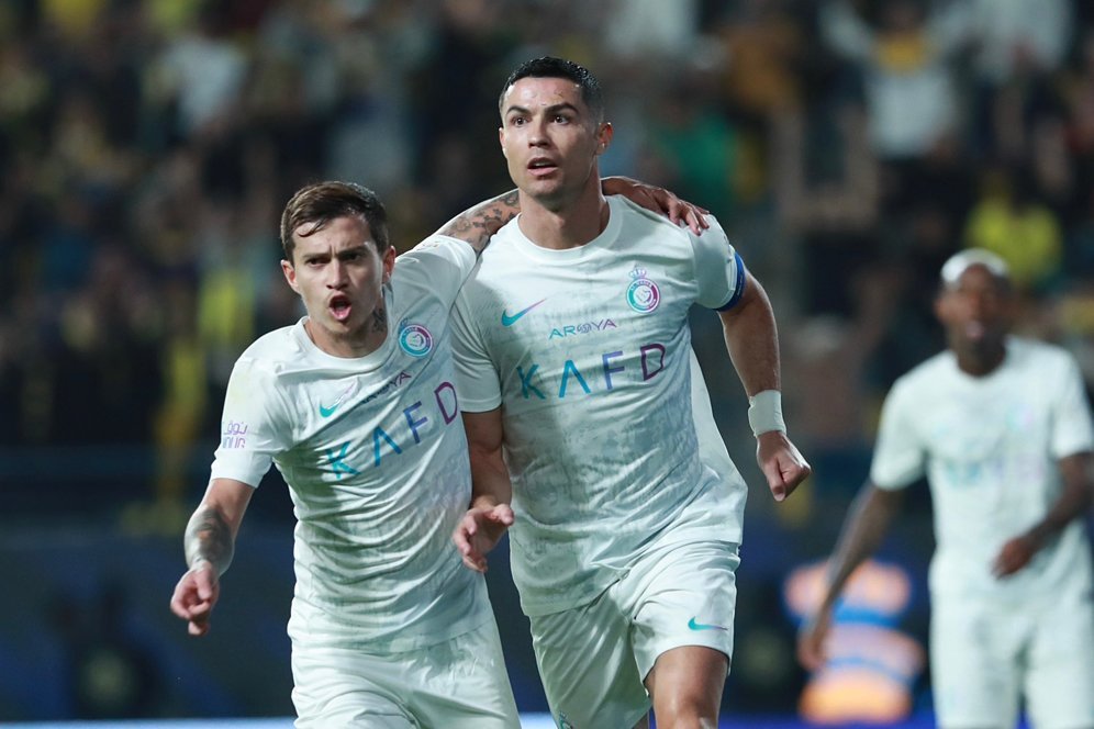 Hasil Liga Arab Saudi: Cristiano Ronaldo Satu Gol Satu Assist, Al Nassr Bungkam Al Riyadh 4-1