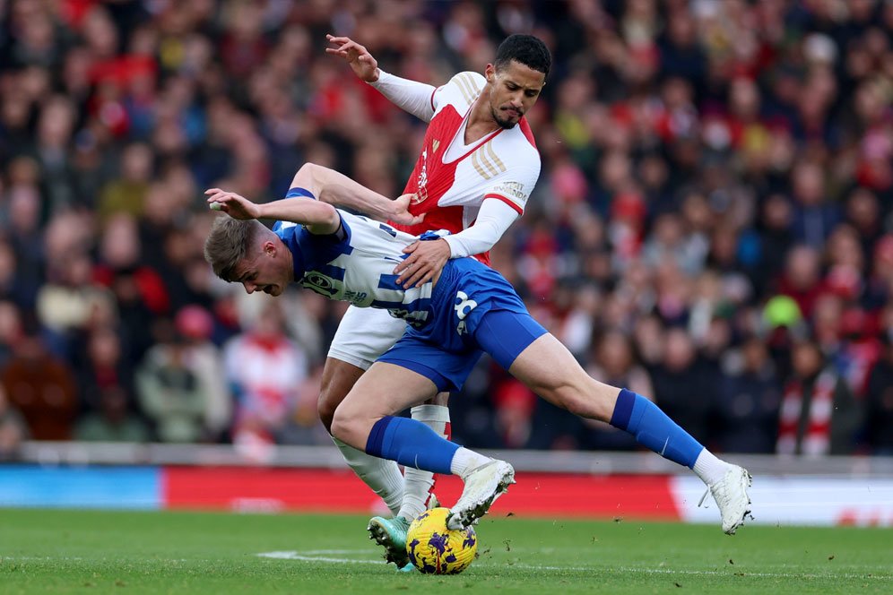 Man of the Match Arsenal vs Brighton: William Saliba