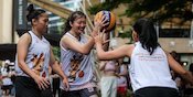 Keseruan Para Srikandi Basket Indonesia saat Unjuk Aksi di Supreme Girls 2 On 2 Basketball Competition