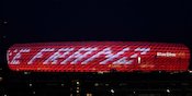 Penghormatan dari Allianz Arena untuk Franz Beckenbauer