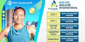 Jadwal Live Streaming WTA Adelaide International 2024 di Vidio, 8-13 Januari 2024 Jadwal Live Streaming WTA Adelaide International 2024 di Vidio, 8-13 Januari 2024